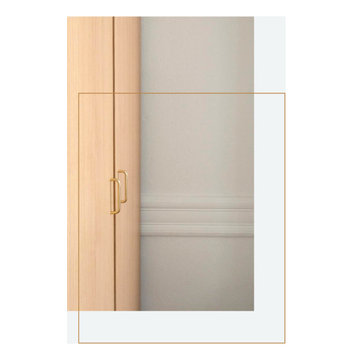 Minimal and Modern Millwork Closet