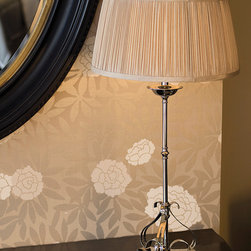 Zoya Nickel Table Lamp - Table Lamps
