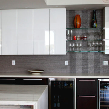 Contemporary Kitchen Update In An Espresso Stain