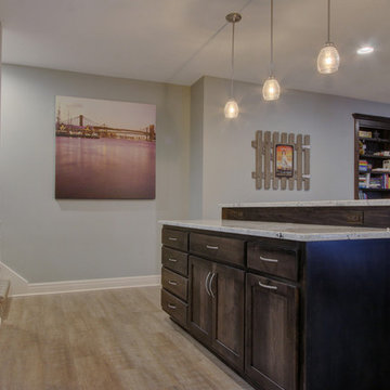Custom Cabinetry for Basement Finish