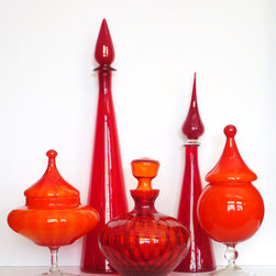 Mid Century Glass - Vases