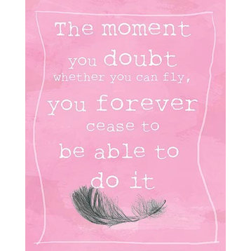 For the Moment You Doubt, Ready To Hang Canvas Kid's Wall Decor, 8 X 10