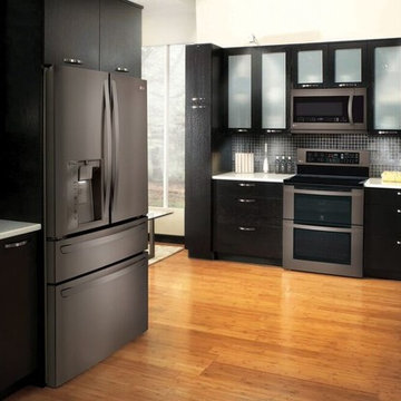 LG Black Stainless Steel Appliances