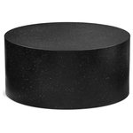Meridian Furniture - Terrazzo Coffee Table, Black - The Terrazzo Coffee table is a modern and stylish design that features a black and white speckled surface with a terrazzo-like texture. It adds sophistication to any space and is perfect for any home or office. Crafted with iron metal, the table is sturdy and durable, which is great for long-term use. The sleek and contemporary design of the table makes it a perfect addition to any living room or office space. These two elements come together to create a beautiful and functional space that is sure to impress anyone who sees it.