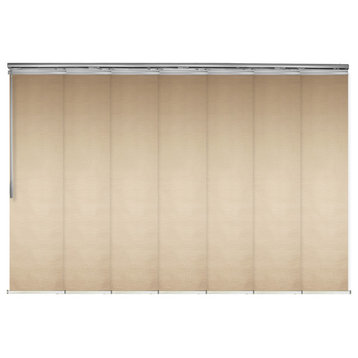 Osweald 7-Panel Track Extendable Vertical Blinds 110-153"W