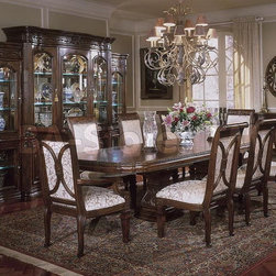 "Michael Amini" Hazelnut Dining Room Set, Villagio Collection - Furniture