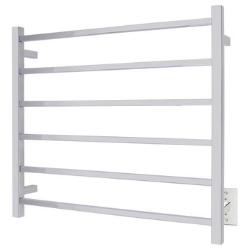 Tahoe Towel Warmer, Polished, 6 Bars