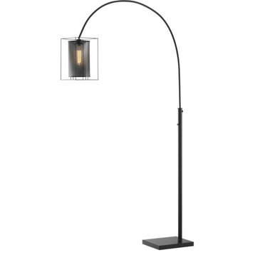 Stein 1 Light Floor Lamp, Black