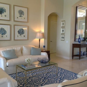 Coastal Chic Living Room