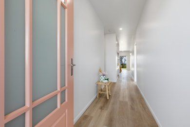 Design ideas for a beach style hallway in Other.