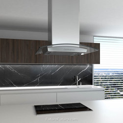 24&Prime; Moon Crystal Island Range Hood - Range Hoods And Vents