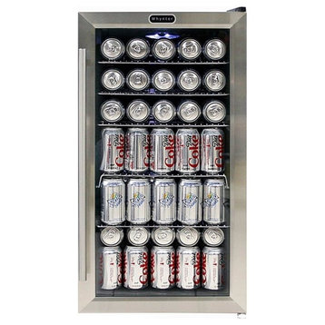 Whynter Beverage Refrigerator - Stainless Steel With Internal Fan