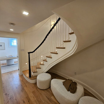 Project #131 | Three-Story Elliptical Staircase in Historic Home