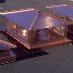 Copper Chimney Caps, Shrouds and Pots - Products