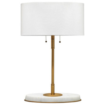 Claire Brass/Marble Table Lamp