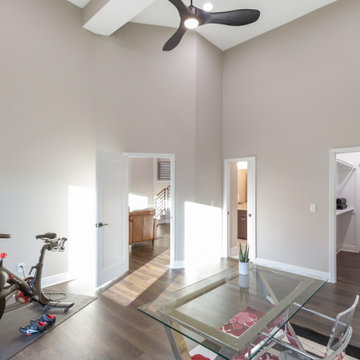 Urban Casual Modern Basement Finish Parkville, MO
