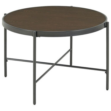 Picket House Furnishings Carlo Round Coffee Table With Wooden Top