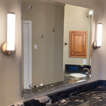 MASTER BATHROOM - Double Shower 12" x 48" Tile Linear drain