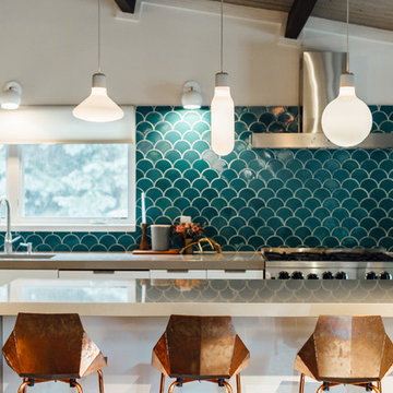 Lagoon Ogee Drop Kitchen Backsplash