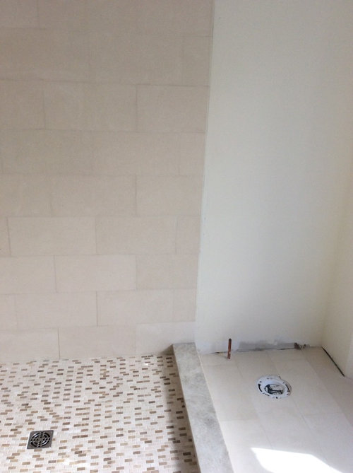 Shower wall transition