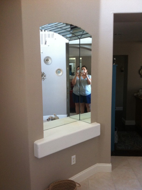 What to do with mirrored niche?