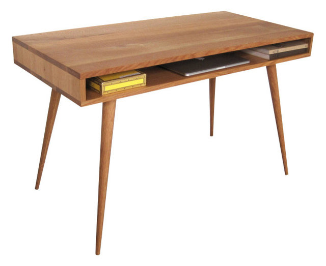 Mid Century Desk With Wood Legs Midcentury Desks And Hutches Mid Century Desk With Wood Legs 48 L X 24 W 29 H
