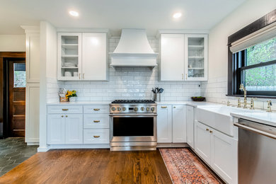Inspiration for a craftsman kitchen remodel in Other