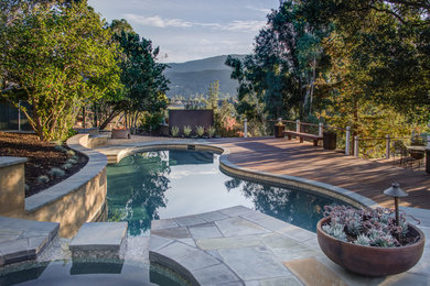 Inspiration for a contemporary pool remodel in San Francisco