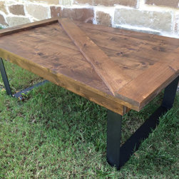 Barn Door Coffee Table - Coffee Tables