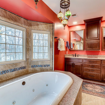 Bold Traditional Master Bathroom | Reico Kitchen & Bath