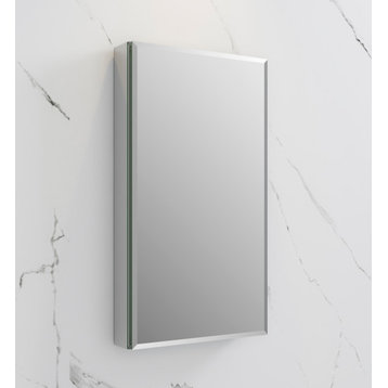 Fresca 20"Wx36"H Bathroom Medicine Cabinet With Mirrors, Beveled Edge