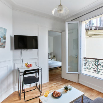 Window overlooking the streets of the city of love