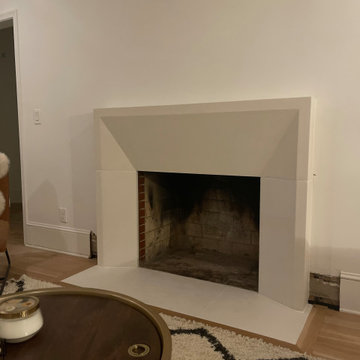 Sandstone Fireplace