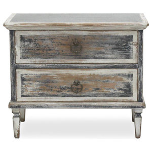 Ashley Night Stand Jaysom Black Farmhouse Nightstands And Bedside Tables By Homesquare