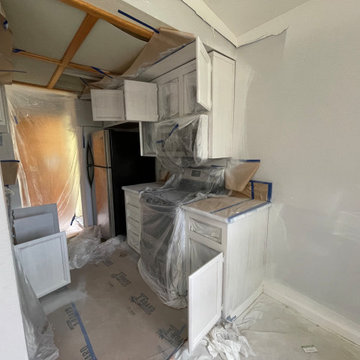 Condo Facelift, paint, smooth ceiling, can lights