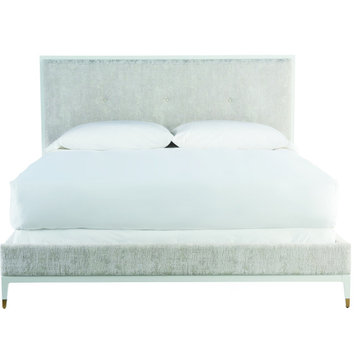 Theodora Bed White Lacquer, King