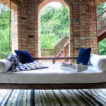 Outdoor Custom Twin or Crib Mattress Bed Porch Swing Daybeds