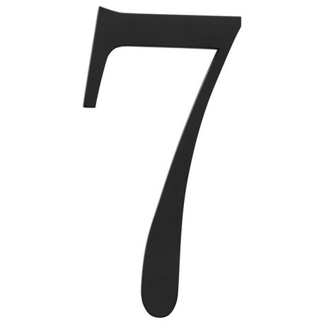 Atlas Homewares TRN7 Traditionalist Address Number 7 - Matte Black