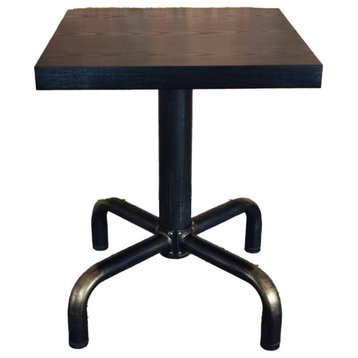 Amethyst Bistro Table Black, 35.8" W x 35.8" D x 29.5" H