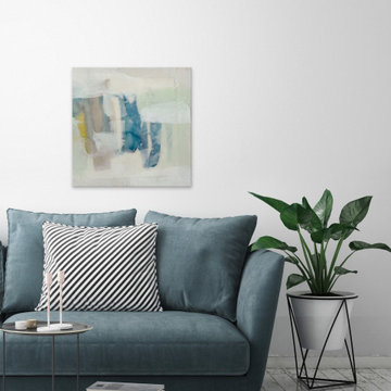 "Encaustic Window II" Painting Print on Wrapped Canvas