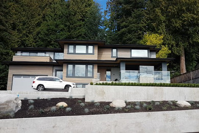 Example of a trendy home design design
