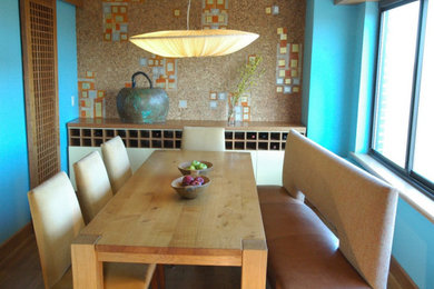 Arts and crafts dining room photo in New York