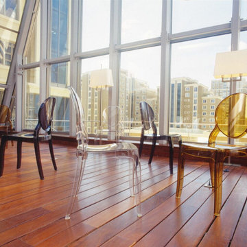 Clear Lucite Acrylic Dining Chairs