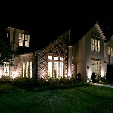 Exterior Landscape Lighting Project in Tanglewood Area