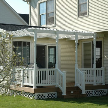 Fancy That! Three season room and ornate pergola in Glastonbury, CT.