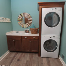 downstairs laundry room