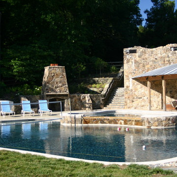 Pool & pool house