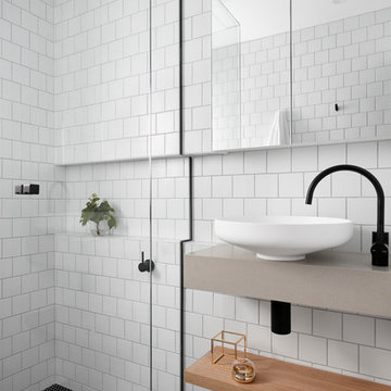 Yarraville Home - How to Maximise Space in a Small Ensuite