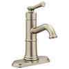 Moen Belfield 1-Handle High Arc Bathroom Faucet, Brushed Nickel