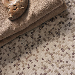 Hand Chopped Tumbled Stone Mosaic - Tiles